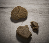 two broken heart cookies